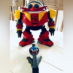 Sonic The Hedgehog Giant Eggman Robot Battle Set with Catapult